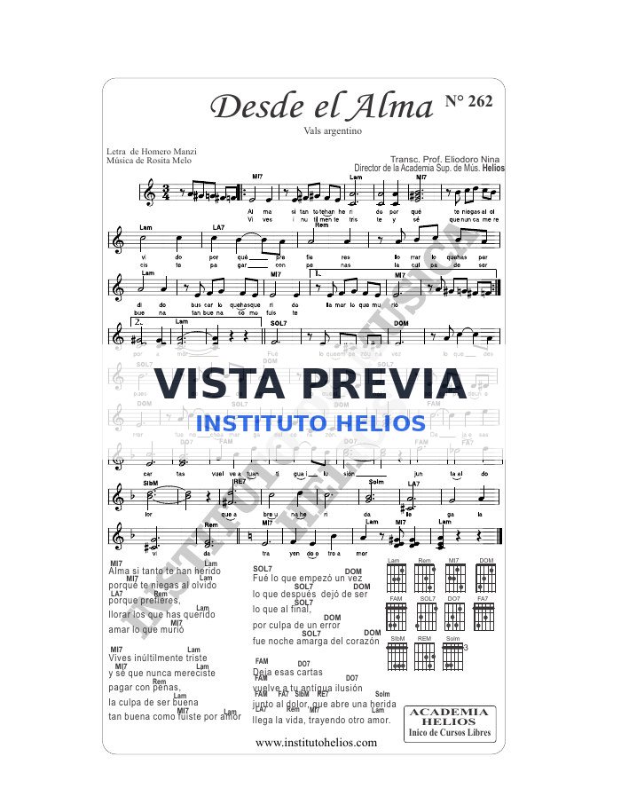 Vista previa de Desde el alma